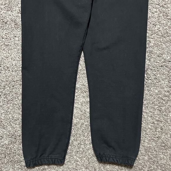Champion Reverse Weave Sweatpants Heavyweight y2k Mens Medium Black - Picture 3 of 12